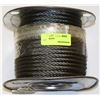 Image 1 : SMALL ROLL OF 3/8 STEEL CABLE UNKNOWN FT