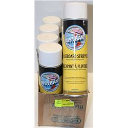 BOX OF 8 CANS OF DUSTBANE BASEBOARD STRIPPER
