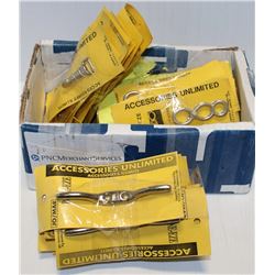 LOT OF NEW ASSORTED ACCESSORIES INCL ROPE ADJUSTER