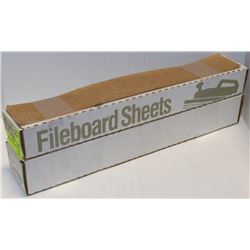 2 CASES OF 100 FILEBOARD SHEETS ALUMINUM OXIDE