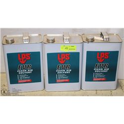 LOT OF THREE 1GAL JUGS OF LPS EVER CLEAN AIR