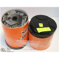 LOT OF 35 WALTER GRINDING DISKS 5"X1/4"X8"