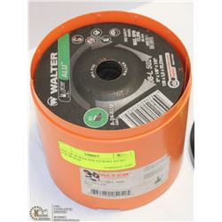 LOT OF 30 WALTER CUTOFF DISKS 5"X1/8"X7/8"