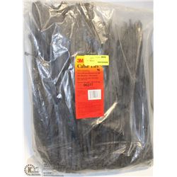 LOT OF 500 CABLE TIES 15 IN LONG