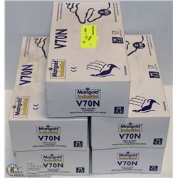 5 BOXES OF MEDIUM EXAMINATION GLOVES