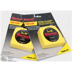 2 STARRETT 16' TAPE MEASURES