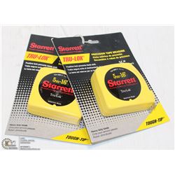 2 STARRETT 16' TAPE MEASURES