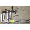 Image 1 : 2 WESTWARD HEAVY DUTY PLATE CLAMPS 12"X5-1/2"