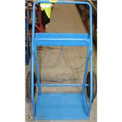 LARGE DUAL CYLINDER WELDING CART