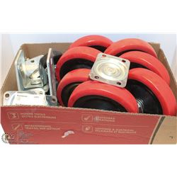 BOX FULL OF CASTORS