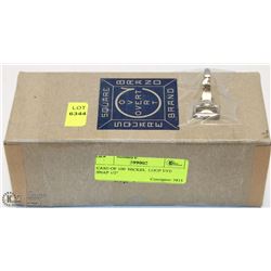 CASE OF 100  NICKEL  LOOP EYE SNAP 1/2"
