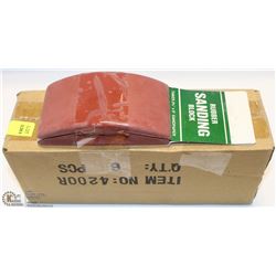 CASE OF 6 NEW RUBBER SANDING BLOCKS