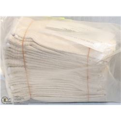 12 PAIRS OF FINGERLESS GLOVE LINERS