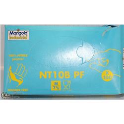 LOT OF 1 BOX OF MARIGOLD SIZE M DISPOSABLE GLOVES