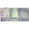 Image 1 : LOT OF 3 BOXES OF ASST SIZE LATEX GLOVES