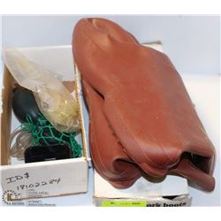 LOT OF SIZE 13 SHOE COVERS AND MORE