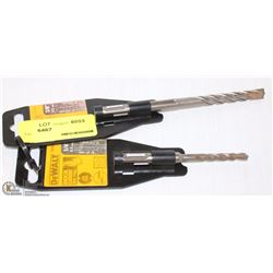 LOT OF 2 DEWALT ROCK CARBIDE BITS