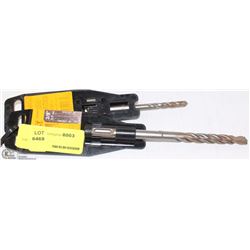 LOT OF 2 DEWALT ROCK CARBIDE DRILL BITS
