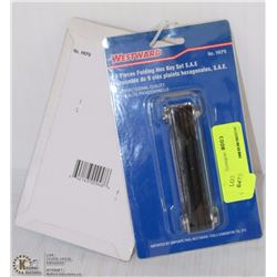 LOT OF 2 WESTWARD HEX KEY SETS