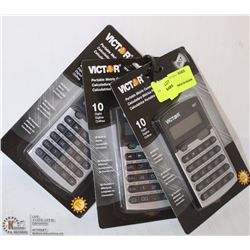 LOT OF 3 VICTOR CALCULATORS