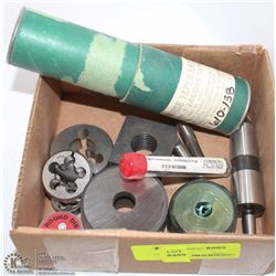 LOT OF ASST ROUND DIES AND SHANK DIES