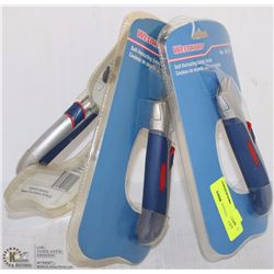 LOT OF 3 SELF RETRACTING SAFETY KNIVES