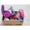 Image 1 : BOX OF MISC TOYS INCL BARBIE, DISNEY ETC
