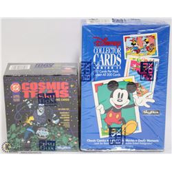 LOT OF 2 SKYBOX DISNEY & SKYBOX CASES FACTORY