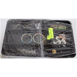 FLAT OF DIFFERENT FASHION JEWELRY