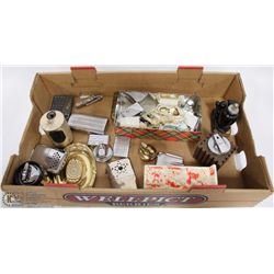 LOT OF ESTATE LIGHTERS AND STAMPS