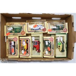 FLAT OF 8 DIE CAST VEHICLES
