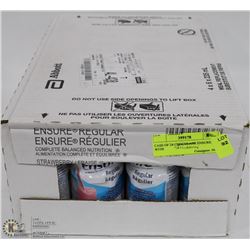 CASE OF 24 STRAWBERRY ENSURE REGULAR & PROTEIN