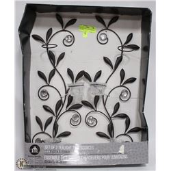 TEALIGHT TREE SCONCE (MISSING 2 HOLDERS)