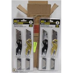 CASE WITH 12 NEW FOLDING UTILITY KNIVES