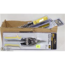 CASE OF 4 NEW 10" AVIATION SNIPS