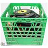 Image 1 : CRATE WITH 200+ -45RPM RECORDS