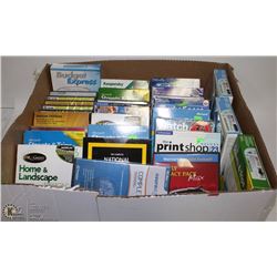 LARGE BOX OF COMPUTER  PROGRAMS