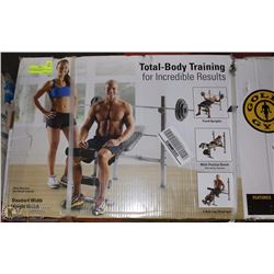 GOLDS GYM TOTAL-BODY TRAINING XR 6.1 WEIGHT BENCH