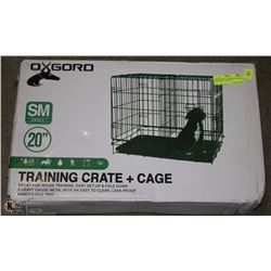 OXGORD METAL TRAINING CRATE & CAGE, SMALL 20 INCH