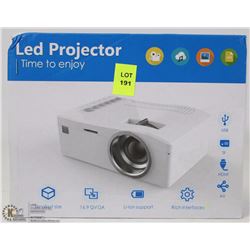 NEW LED PROJECTOR UP TO 60"