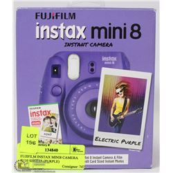 FUJIFILM INSTAX MINI8 CAMERA W/10 SHEETS (PURPLE)