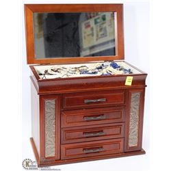 LARGE JEWELLERY BOX 7"X12"X10"H