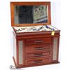 Image 1 : LARGE JEWELLERY BOX 7"X12"X10"H