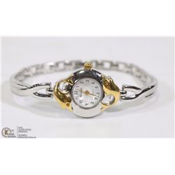 PICADAR QUARTZ STAINLESS STEEL WHITE DIAL TWO TONE