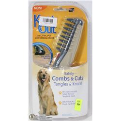 NEW ELECTRONIC GROOMING COMB FOR PETS