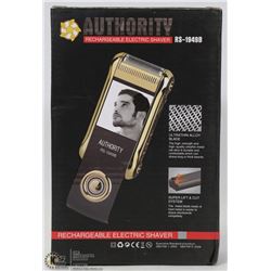 NEW AUTHORITY RECHARGEABLE ELECTRIC SHAVER