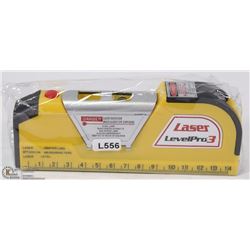 NEW LASER LEVEL PRO 3 WITH TAPE MEASURE