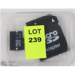 NEW 32GB MICRO SD WITH ADAPTER