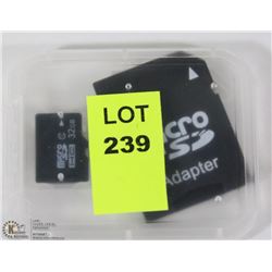 NEW 32GB MICRO SD WITH ADAPTER