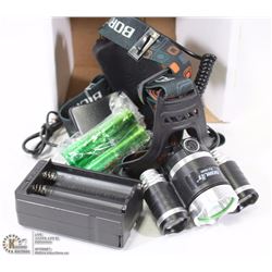6000 LUMEN TACTICAL HEADLAMP WITH LITHIUM ION